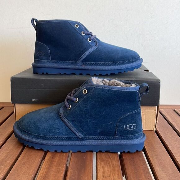 UGG Neumel Shoes Navy Women Size 6 - Picture 4 of 14